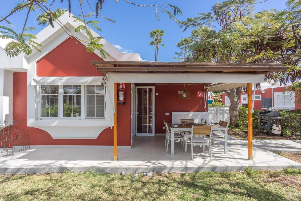 Bungalow deluxe Maspalomas jardín privado barbacoa Exterior foto