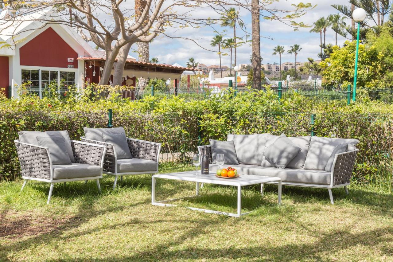 Bungalow deluxe Maspalomas jardín privado barbacoa Exterior foto