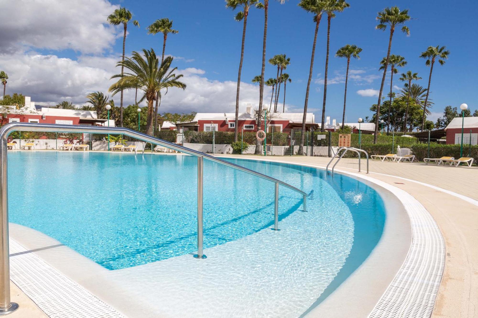 Bungalow deluxe Maspalomas jardín privado barbacoa Exterior foto